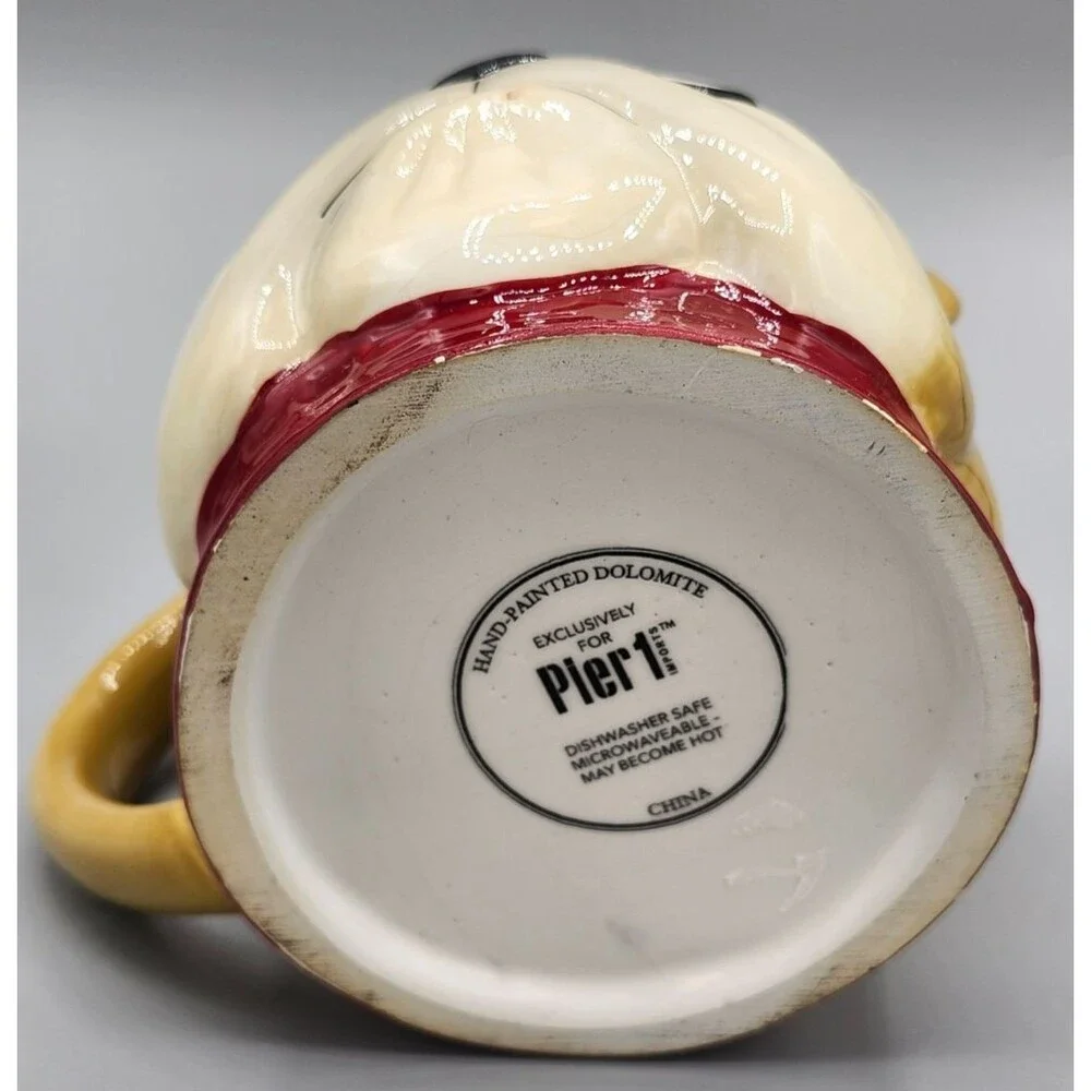 Pier 1 Imports Bulldog Large Coffee Tea Mug Cup Super Unique